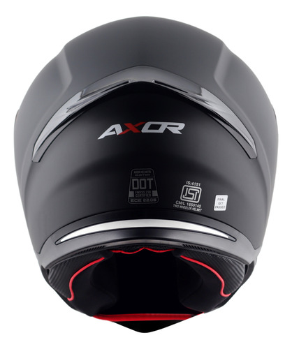 Casco Moto Integral Axor Hunter Solid Doble Certificación