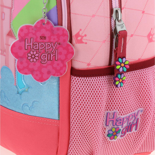 Mochila Grande Escolar Chenson Happy Girl Cast Hg66030-p