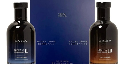 Perfume Zara Night Ii Zara Night Iii 100ml Edp Set 2x1