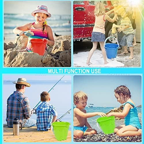 Jumbo Castle Model Beach Gear 7 Cubos De Arena Grandes Cubos