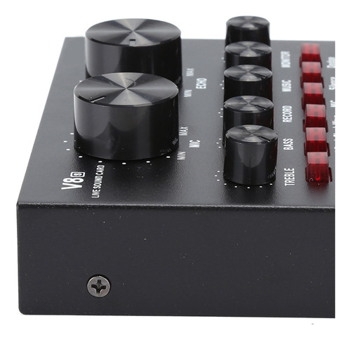 Tarjeta De Sonido V8 Live Broadcast Mobile Phone Usb Host