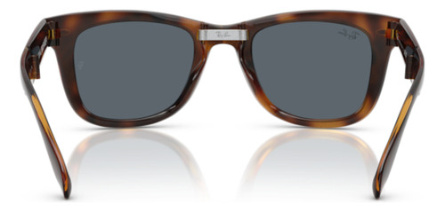 Anteojos De Sol Ray-ban Wayfarer Folding Havana Rb4105 Wayfarer Havana Blue Havana Havana
