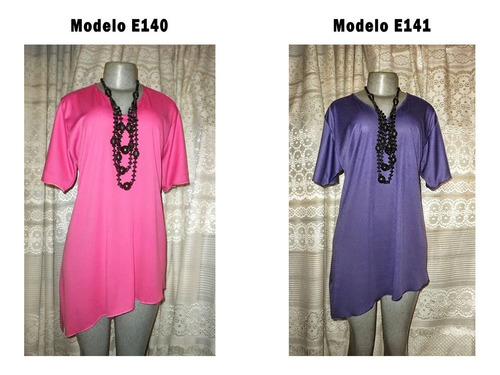 Blusones Unicolores En Tallas Plus L, Xl, Xxl, Xxxl