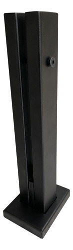 Columna Acero Inoxidable Mini 30cm Pintada Negro Negro