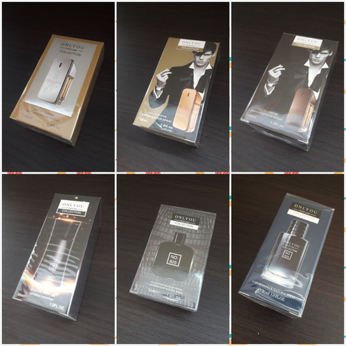Imagen 4 de 6 de Perfumes Mini 30ml Onlyou Varias Fragancias X 6 Unidades