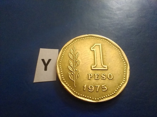 Monedas Antiguas De La República Argentina De 1 Peso De 1975