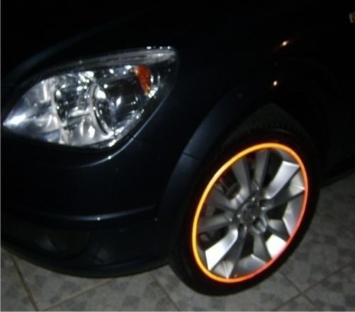 Friso Fluorescente De Rodas 7mm Carros E Motos +brinde
