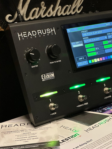 Pedaleira Headrush Gigboard Presets Eric Paulussi Preto (Usado)