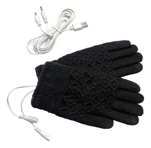 Guantes De Invierno Con Calefacción Usb Para Mujer, Guantes