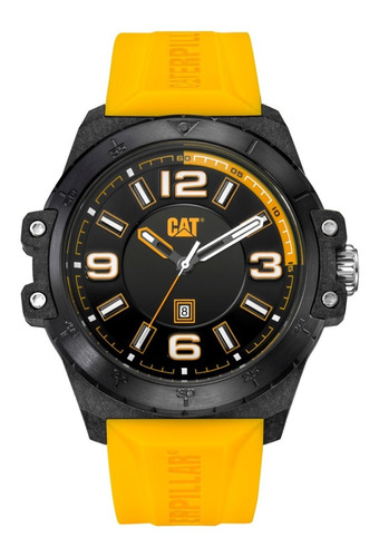 Reloj Caterpillar Carbon K0161.27.137 Ag Oficial Gtia 2 Años