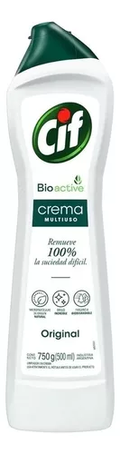 Limpiador Crema Cif Bioactive Limón 2 x 750 g - Clean Queen