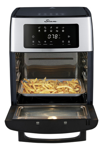 Freidora De Aire Siam 15l 1700w Doble Vidrio