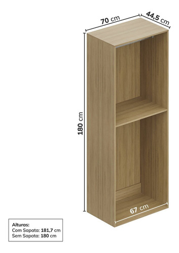 Módulo 70cm X 180cm Frame Cabecasa Madeiramadeira Wt