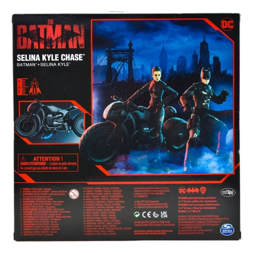 Set Spin Master Selina Y Batman Con Moto