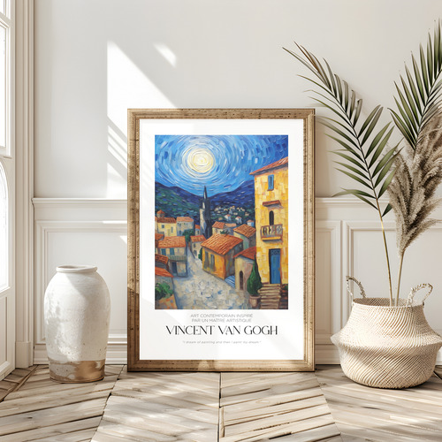 3 Laminas Imprimibles Para Cuadros Inspiradas En Van Gogh