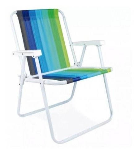 Cadeira De Praia E Piscina Polietileno Aco Ref 2002 Mor