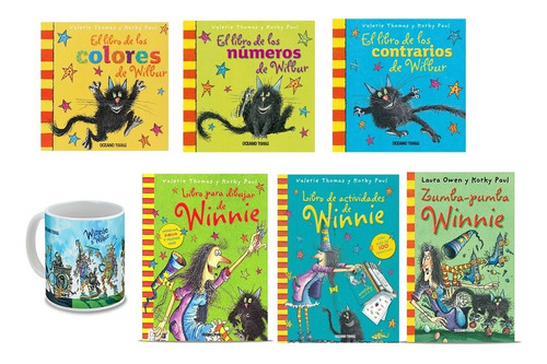 Winnie Y Wilbur X 6 Libros + Bolsa Y Taza Winnie De Regalo