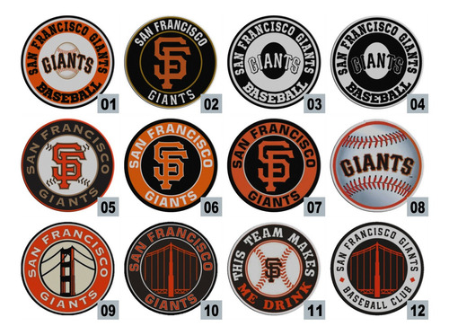 Parche Termoadhesivo Escudo Beisbol San Francisco Giants