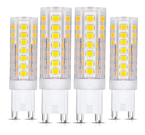 Lampara Led Bi Pin G9 6000k 3500k Hogar Pack X4 Focos Luz Blanco cálido