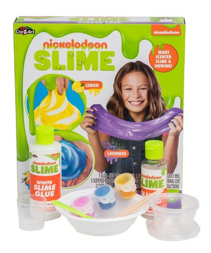 Imagen 2 de 8 de Slime Nickeloeon Con 3 Fragancias Kit Para Hacerlo Tu Mismo