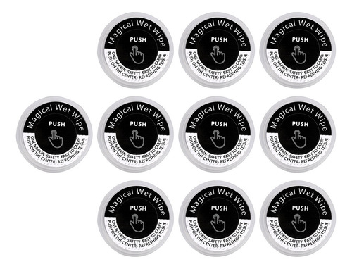 Toalla Comprimida Tejidos Ligeros De Monedas Para 10 Granos