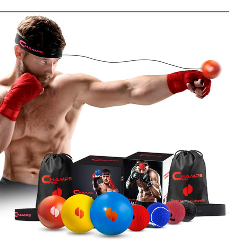 Boxing Reflex Balls Ultimate Set 7 Pelota Boxeo Diferente 2