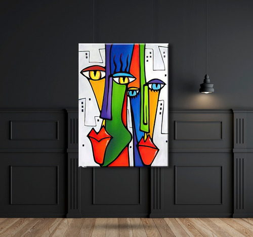   Cuadros Decorativos-caretas1-resolución 4k/uhd 60x95cm