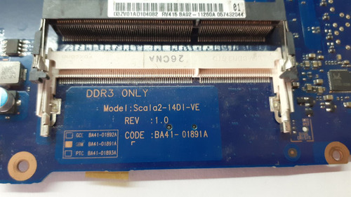 Placa Mãe Notebook Samsung Rv415 14.8v Ba41-01891a Amd E-300 (Usado)