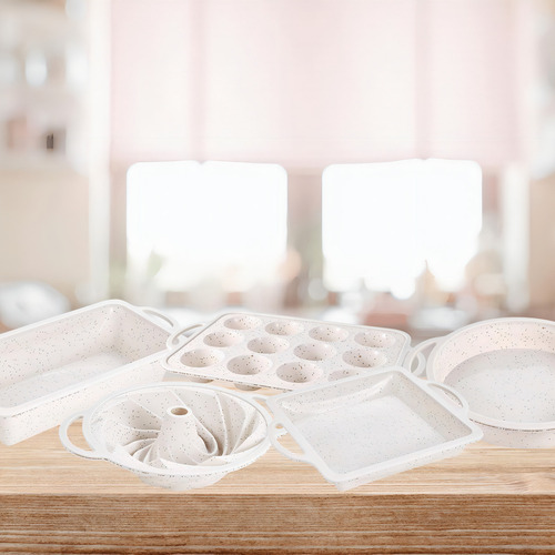 Forma Assadeira Silicone Espiral Flan Antiaderente Vanilla