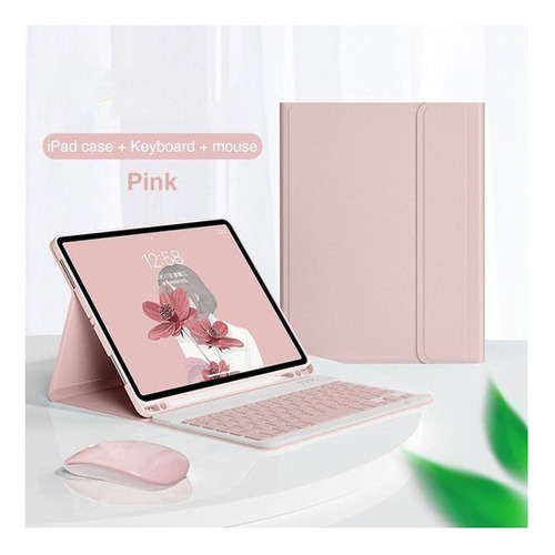 Capa Tablet+teclado+mouse Para iPad 10.2'' 9ª 8ª 7ª Geração7