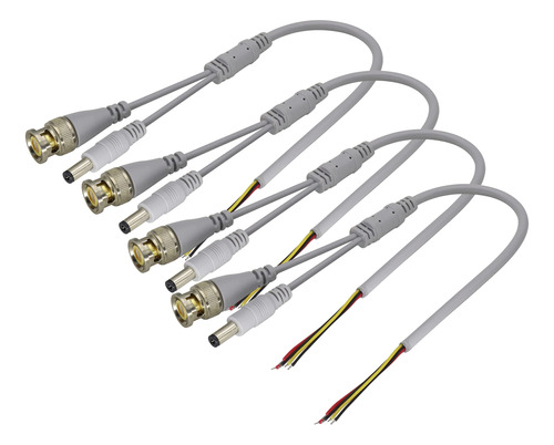 Hcfeng Cable De Alimentacin De Video Bnc Cc Bnc Y Dc Macho A