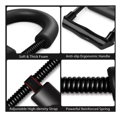 Fortalecedor Muñeca Fitness De Ejercitar Antebrazo Ajustable