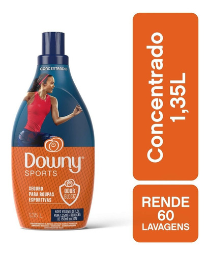 Amaciante Concentrado Sports 1,35 Litros Downy