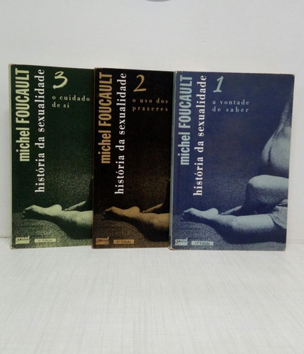 Livro História Da Sexualidade - 3 Volumes - Michel Foucault [1999]