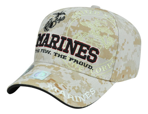 United States Usmc - Gorra De Béisbol Con Bordado 3d