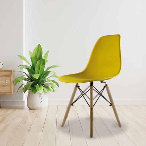 Juego De 2 Sillas Eames Oslo Modernas Para Comedor Oficina