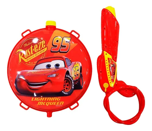Pistola Con Mochila De Agua Rayo Mcqueen Cars E.full