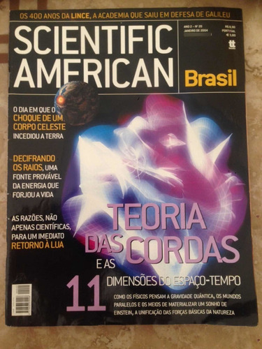 Revista Scientific American Teoria Das Cordas Nº 20 2004