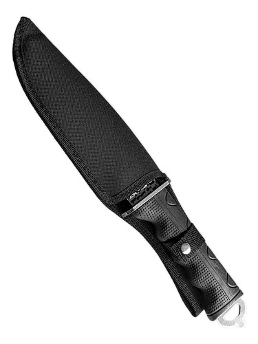 Cuchillo Monte Acero Inox 7 Pulgadas Lion Tools Color Negro