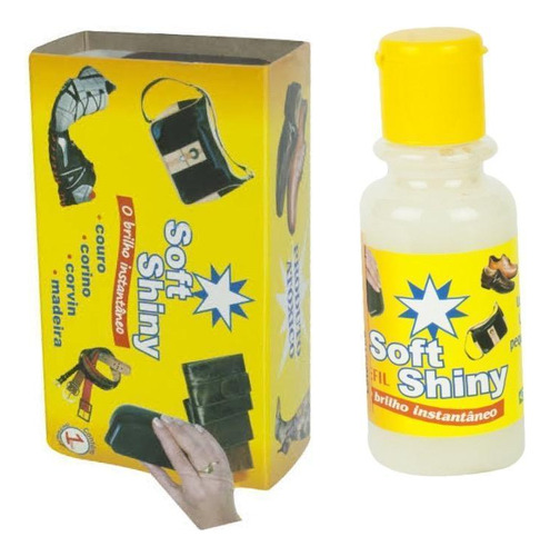 Kit Soft Shiny Com 1 Limpador De Sapato + 1 Refil