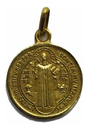 Medalla Oro 14k De San Benito # 362