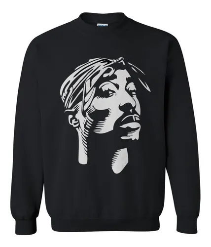 Sudadera Negra Infantil De Rostro Tupac Shakur 2pac