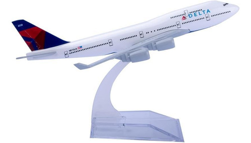 Avión Boeing 747 Delta Airlines Escala 1:400 Metálico
