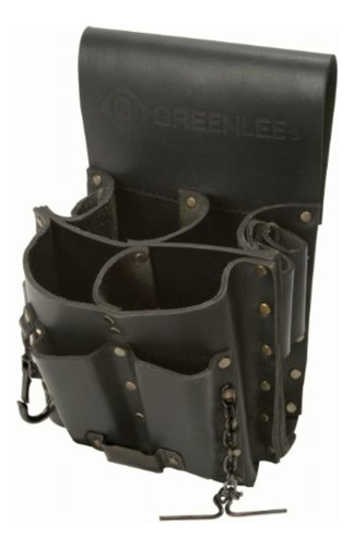 Greenlee 0258-11 Bolsa De Herramientas, Cuero, 8 Bolsillos