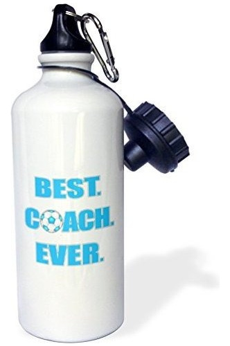 3drose Best Coach Botella De Agua Para Deportes Ever-blue Y 