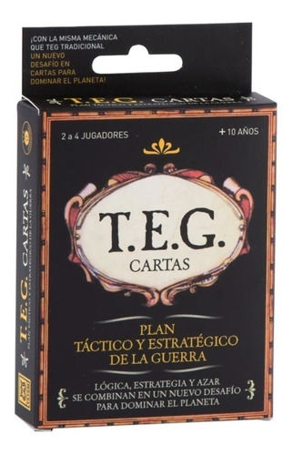 Juego De Mesa Teg Cartas Blister Estrategia Yetem Art 80600