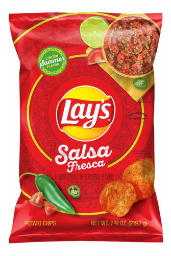 Lays Salsa Fresca Chips 