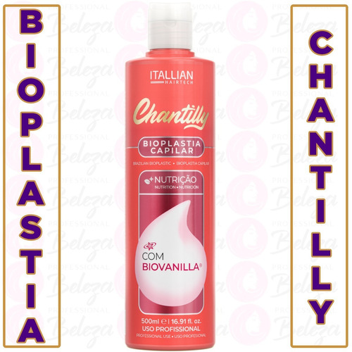 Voltar Bioplastia Capilar Chantilly 500ml Itallian Hairtech
