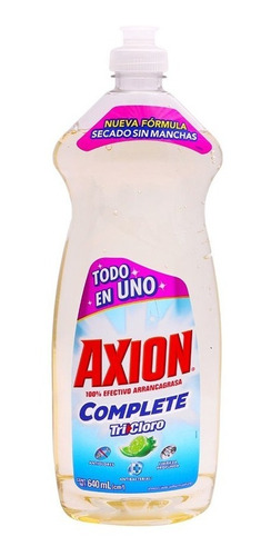Lavatrastes Axion Líquido Tricloro 640ml.  
