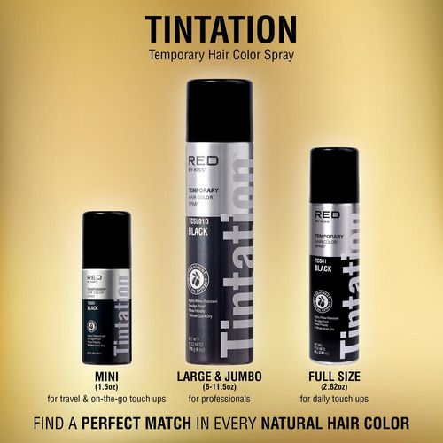 Red By Kiss 1.5oz. Tintation Spray Color Temporal Red By